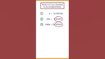 Recurring Decimals to Fractions | GCSE Maths | The Online Maths Tutor