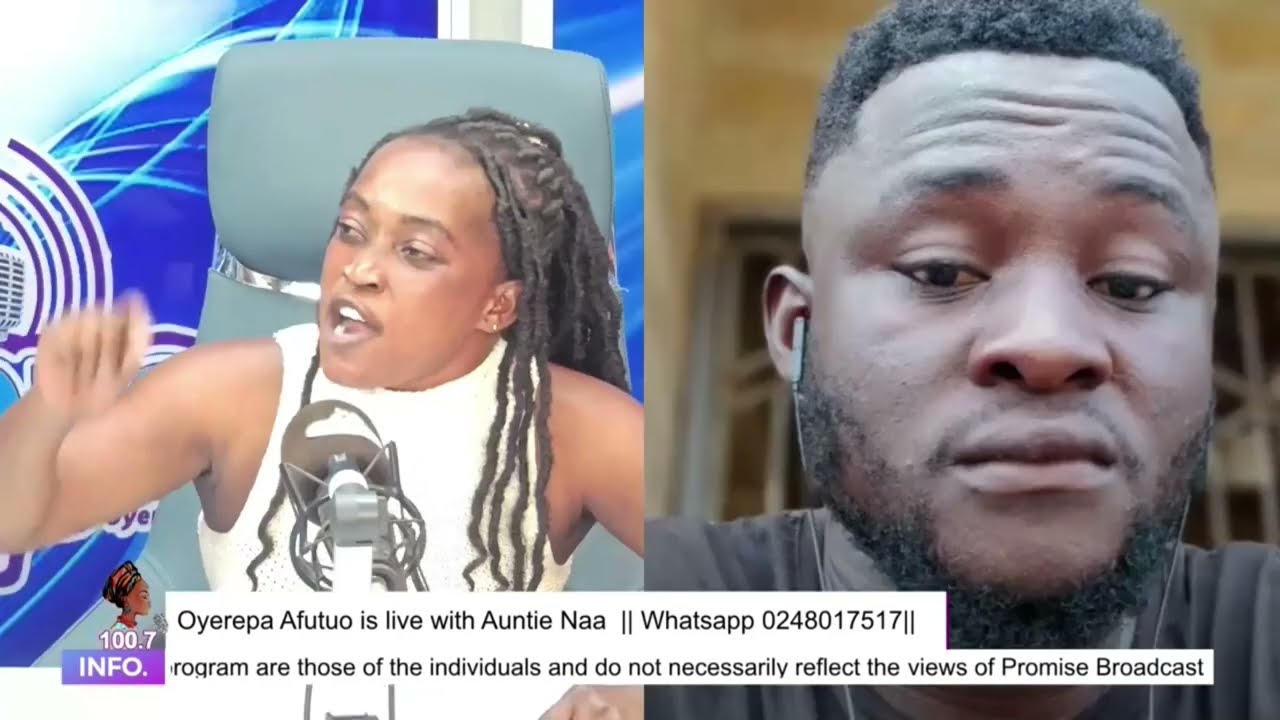 She is in pain on Oyerepa Afutuo with Auntie Naa