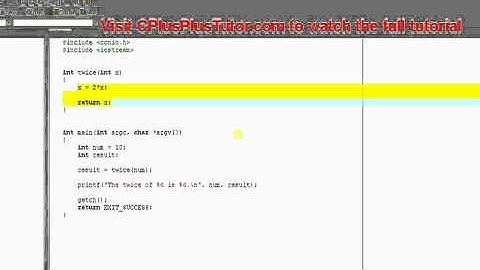 C Programming Tutorial # 26 - PWU290 - Passing Pointers to Functions - Part 2 [HD]x