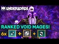 High Rank Mage Builds! Primordial & Void Mage Combo! | Dota Underlords