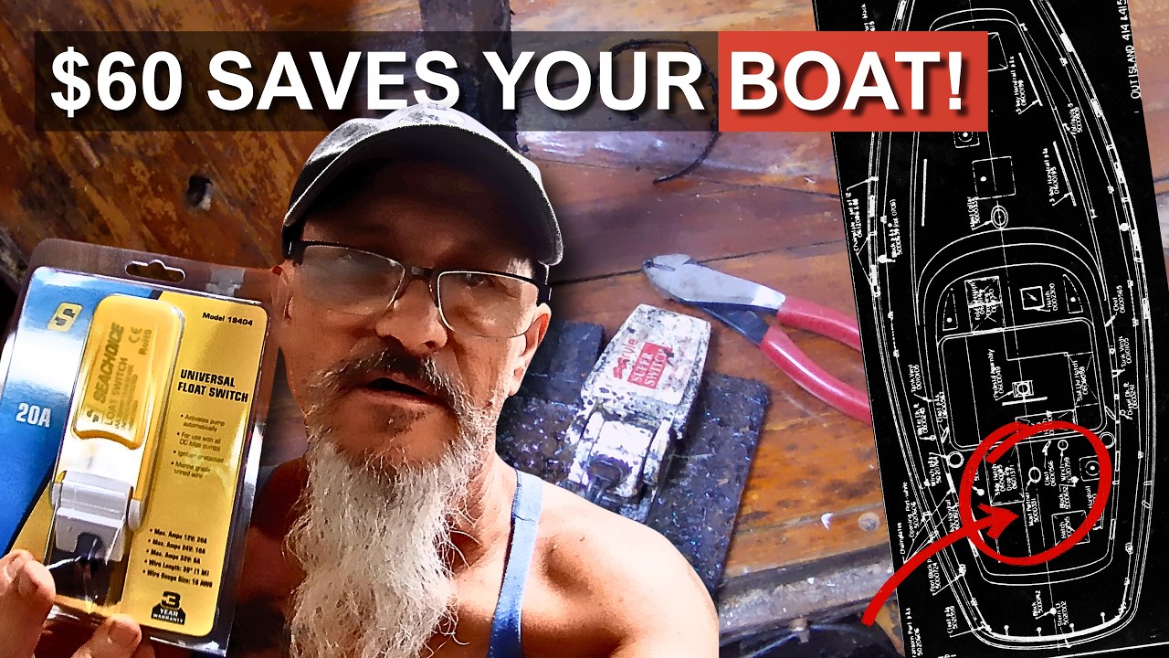 ⁣How I Replaced the Float Switch on My Morgan 41 Out Island (Water in the Bilge)