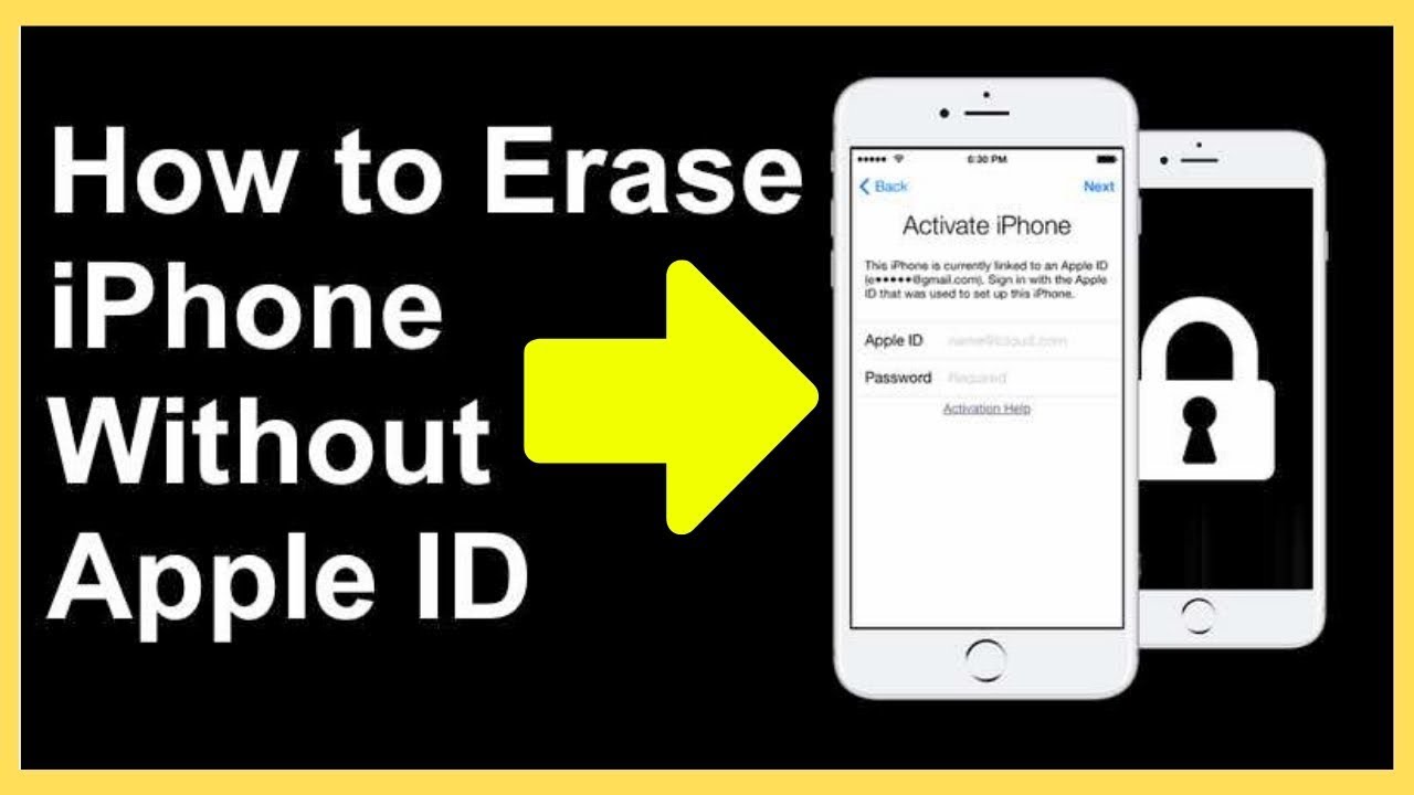 How to Erase iPhone Without Apple ID - YouTube