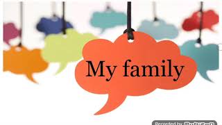 My family👨‍👩‍👧‍👦 عائلتي للسنة الأولى متوسط