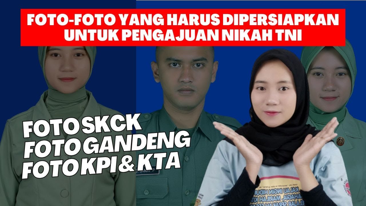 Foto Untuk Pengajuan Nikah TNI - Wuland Channel