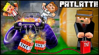 EVIL MAFIA EXPLODED ALI'S MONSTER TRUCK! 😱 -Minecraft