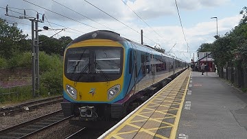Double TransPennine Express Class 185 leaves Northallerton (4/7/23)