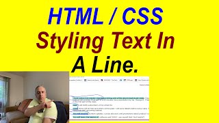 Using HTML / CSS To Make Text Bold with Background Color In A Webpage.