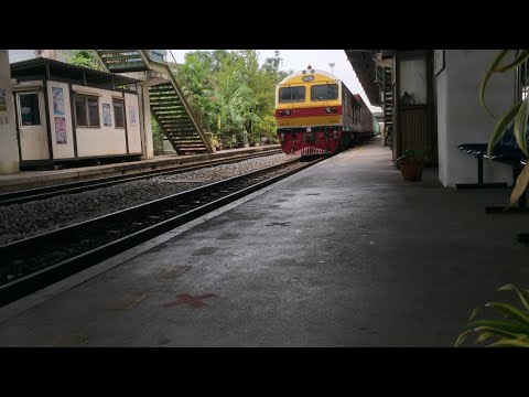 รถไฟขนสินค้าขบวน 891 บางซื่อ-ICDลาดกระบัง Hitachi 4515 ทำขบวนผ่านสถานีลาดกระบัง
