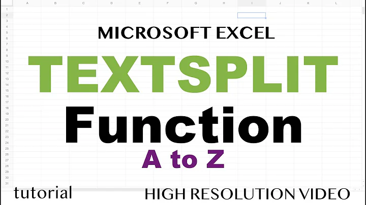 Excel TEXTSPLIT Function - Split Names, Get First, Last Word, Split by Character