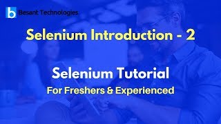 Selenium Introduction - 2  | Selenium Tutorial For Beginners