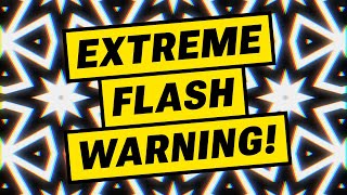 Psychedelic Strobe Light Party VJ Loop | EXTREME FLASH WARNING