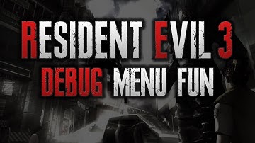 RESIDENT EVIL 3 (1999) - DEBUG MENU FUN