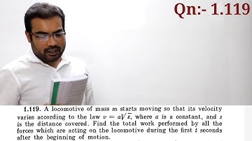 1.119 Irodov solution Mechanics