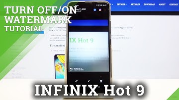 How to Activate Watermark in Camera – Camera Customization on INFINIX Hot 9
