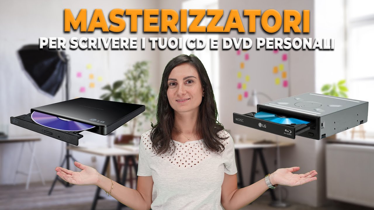 Masterizzatori, per scrivere CD, DVD e Blu Ray personalizzati!
