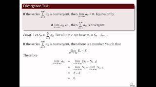 [Math 22] Lec 07 Series of Constant Terms and their Convergence (Part 2 of 2)
