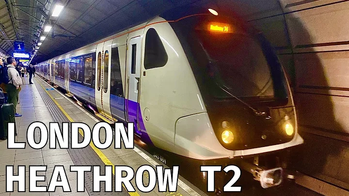 2025 LONDON HEATHROW TERMINAL 2 train station #walkingtour #trains #airport #walk