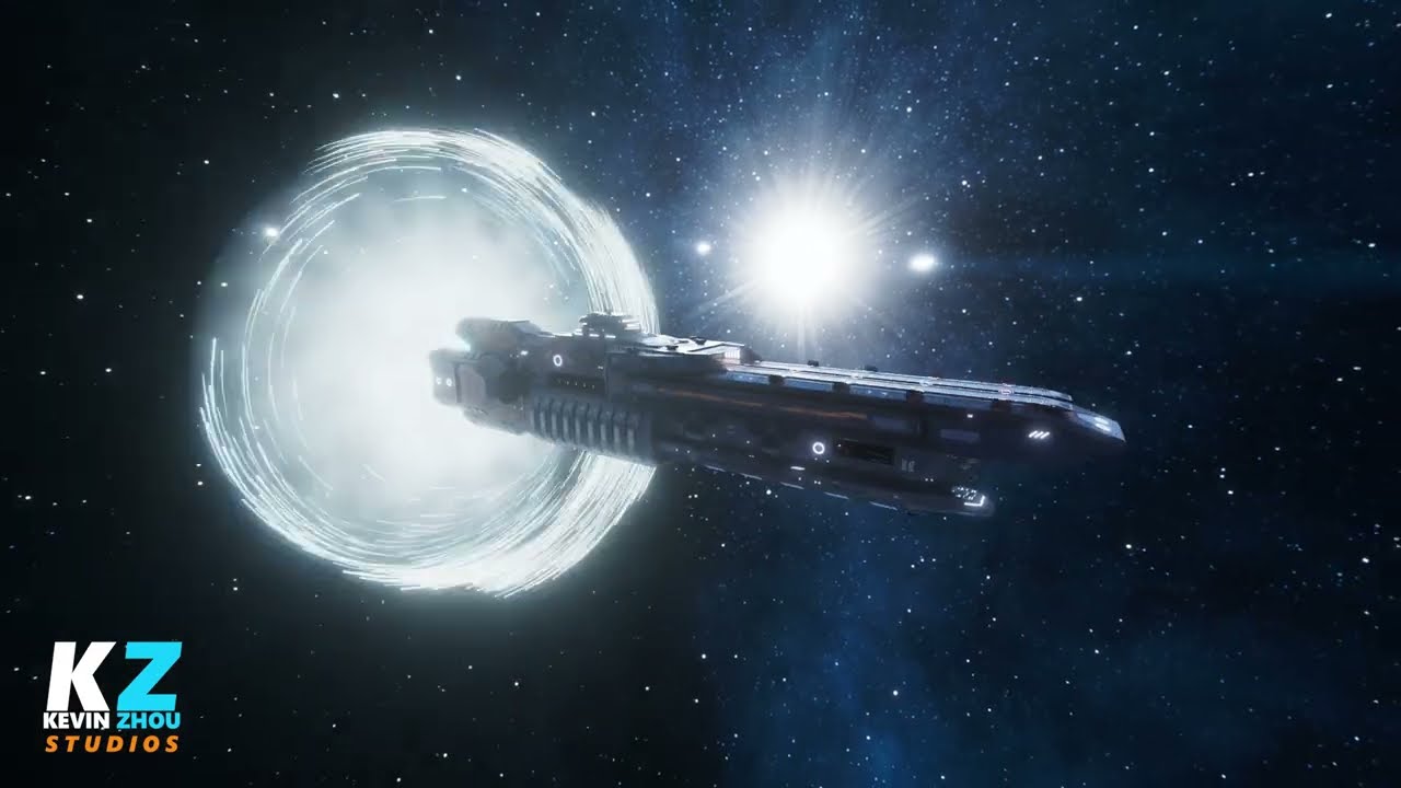 Space portal - Houdini Vellum