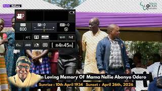 Celebration of life a matriarch Mama Nellie Abonyo Odero
