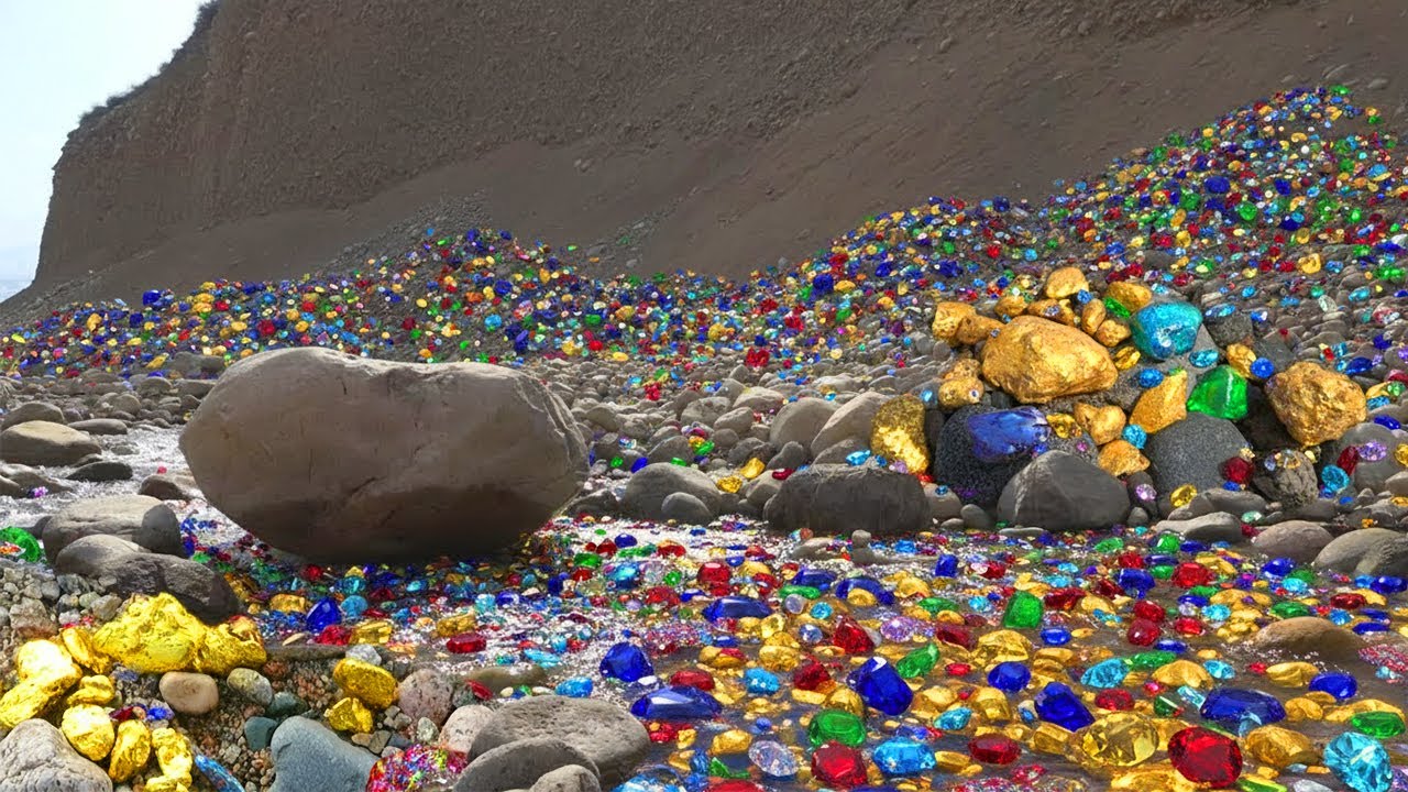 We Found a Mountain Full of Gem! Massive Gold Discovery in the Mountains!”