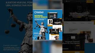 10 Inspirasi Desain Website Kantor Hukum, Pengacara, LBH, Layanan Legal #website #advokat