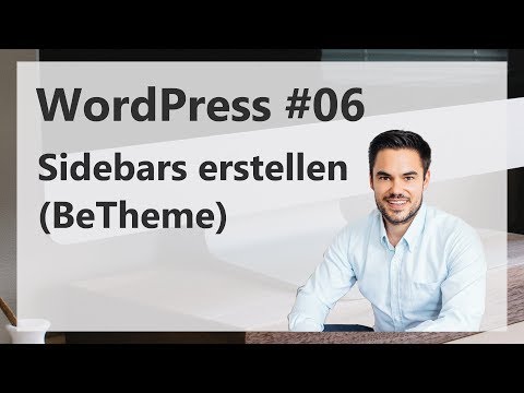 Sidebars erstellen und