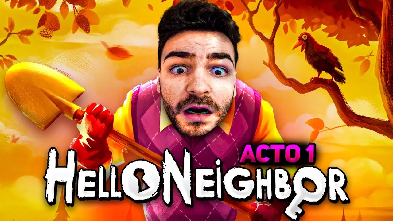 ME LIBRARÉ DEL VECINO?? 😱 HELLO NEIGHBOR ACTO 1