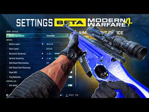 The BEST SETTINGS for SNIPING in MODERN WARFARE 4! (MW4 Controller Sensitivity & Class Setup)