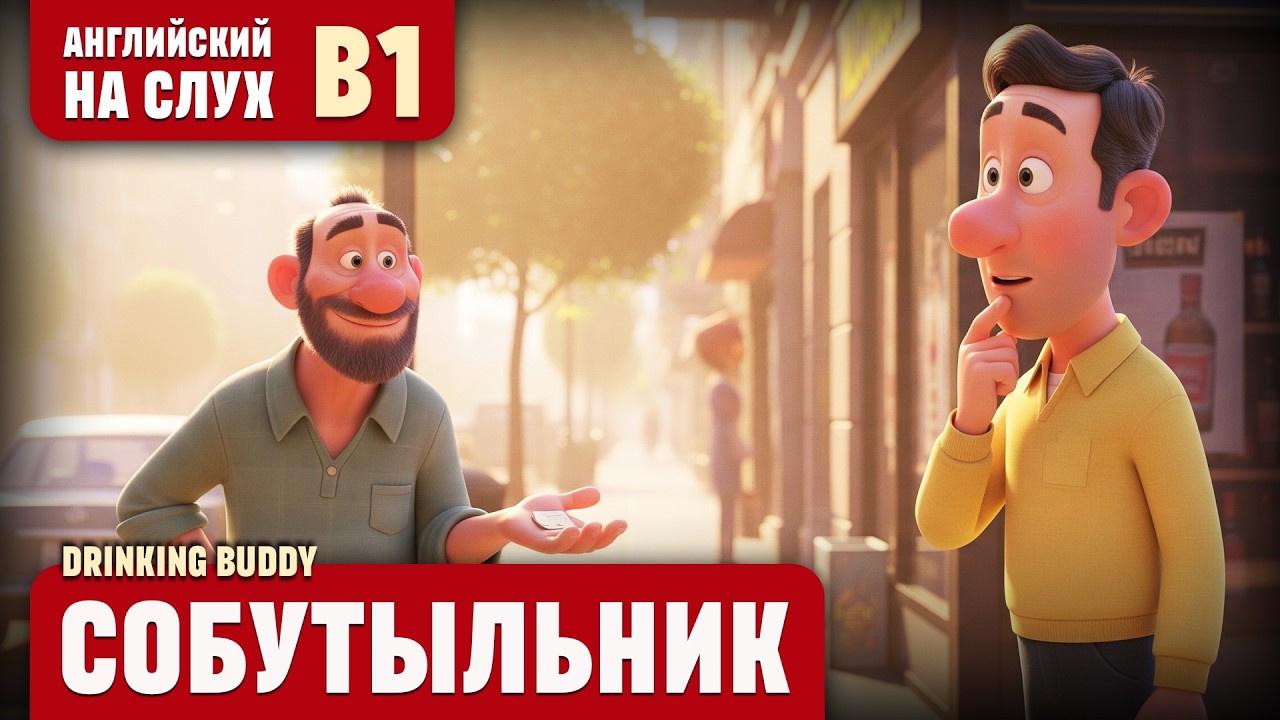 Собутыльник. Весёлый рассказ (уровень B1). Английский на слух.