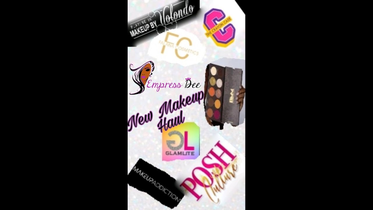 Makeup Haul| Glamlite| Playinginmakeupbyyolondo| The crayon case| Falana cosmetics| Posh culture co