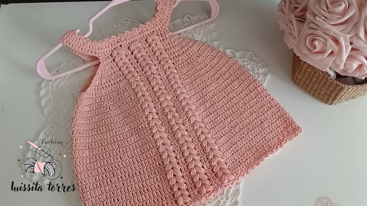 ¡Nuevo Patrón de Crochet!🥰No pensé que quedaría tan bonito! crochet vestido fácil y rápido de tejer