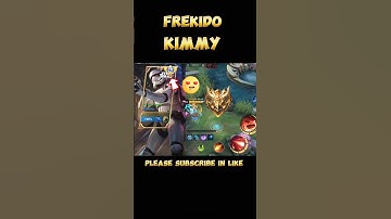 WATCH THIS GLOBAL KIMMY 😱 FREKIDO 🥶#mlbb #kimmy#mobilelegends