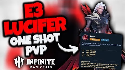[Infinite Magicraid] E3 Lucifer ONE SHOTTING Full Teams in PvP