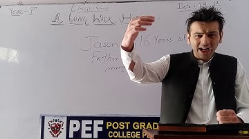 English 1st Year A long walk home