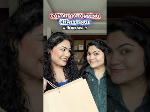 Viral Colour Shopping Challenge with my sister! #viralchallenge #thakursisters