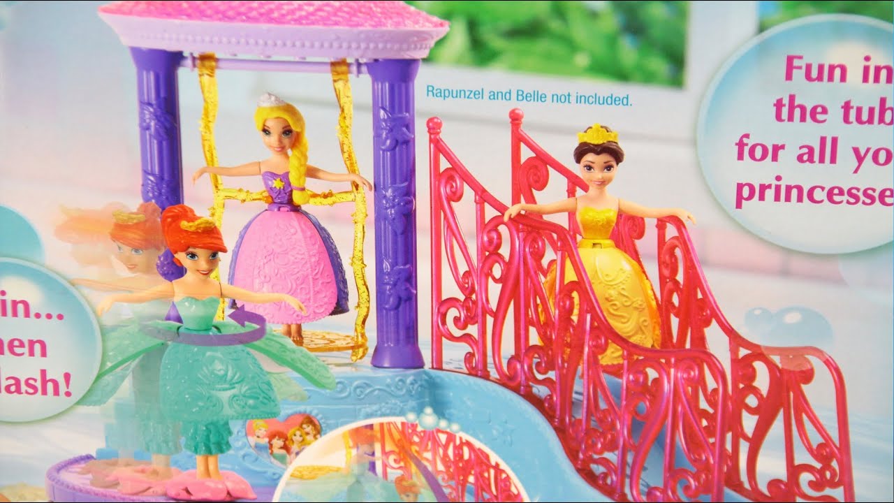 Water Palace Bath Playset / Wodny Pałac Arielki Disney Princess www