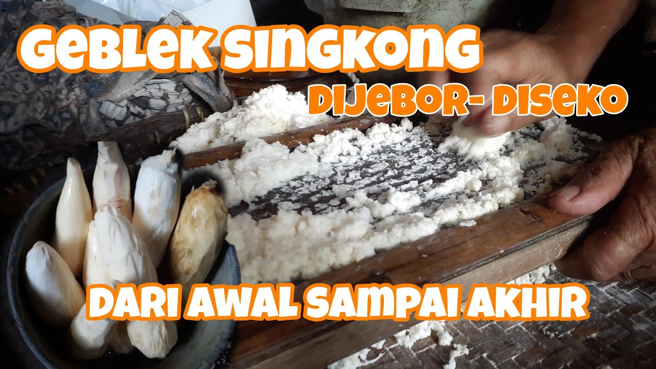 Cara Membuat Geblek Singkong Khas Kulon Progo