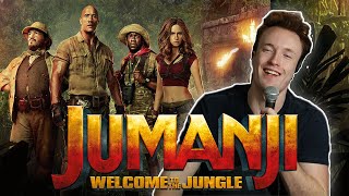 WATCHING JUMANJI WELCOME TO THE JUNGLE! (Jack Black is a beautiful girl)