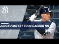 Judge becomes fastest to reach 60 career HRs