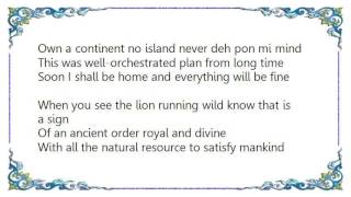 Buju Banton - Hello Mama Africa Remix Lyrics