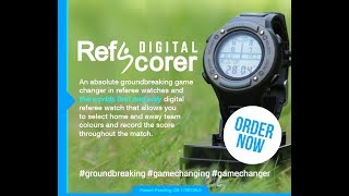 RefScorer Digital watch FULL instruction demo video