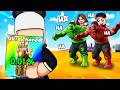 ROBLOX'TA NOOB GİBİ DAVRANDIM SONRA OP THANOS GÜÇLERİNİ KULLANDIM!!