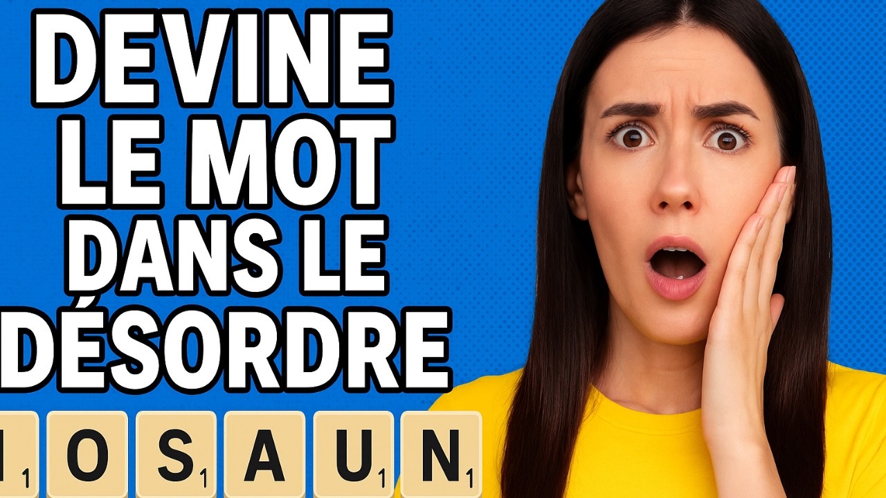 🧠🏠 Sauras-tu deviner ces 40 mots cachés ?! 🏠 40 Anagrammes: Facile, Moyen, Difficile, Expert !
