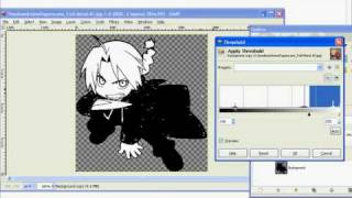 How to Make Stencils in Gimp (2 Layer)