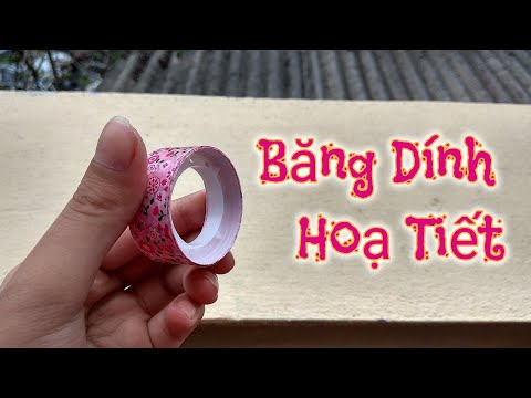 Mở Hộp Cuộn Băng Dính Họa Tiết Đáng Yêu Trang Trí DIY Trên Shopee |Mua Hàng Online | Foci