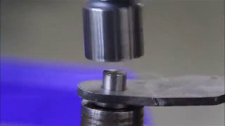 Orbital Forming with a Large Stickout
