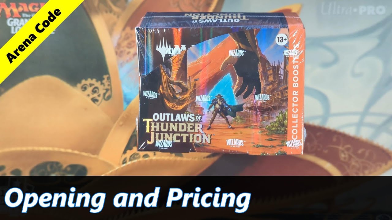 mtg thunder junction booster box Amazon.com: Magic: The Gathering Outlaws of Thunder Junction Collector Booster  Box