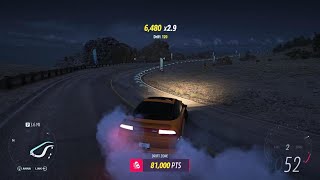 Forza Horizon 5 drifting First completion of the mountain drift on wheel