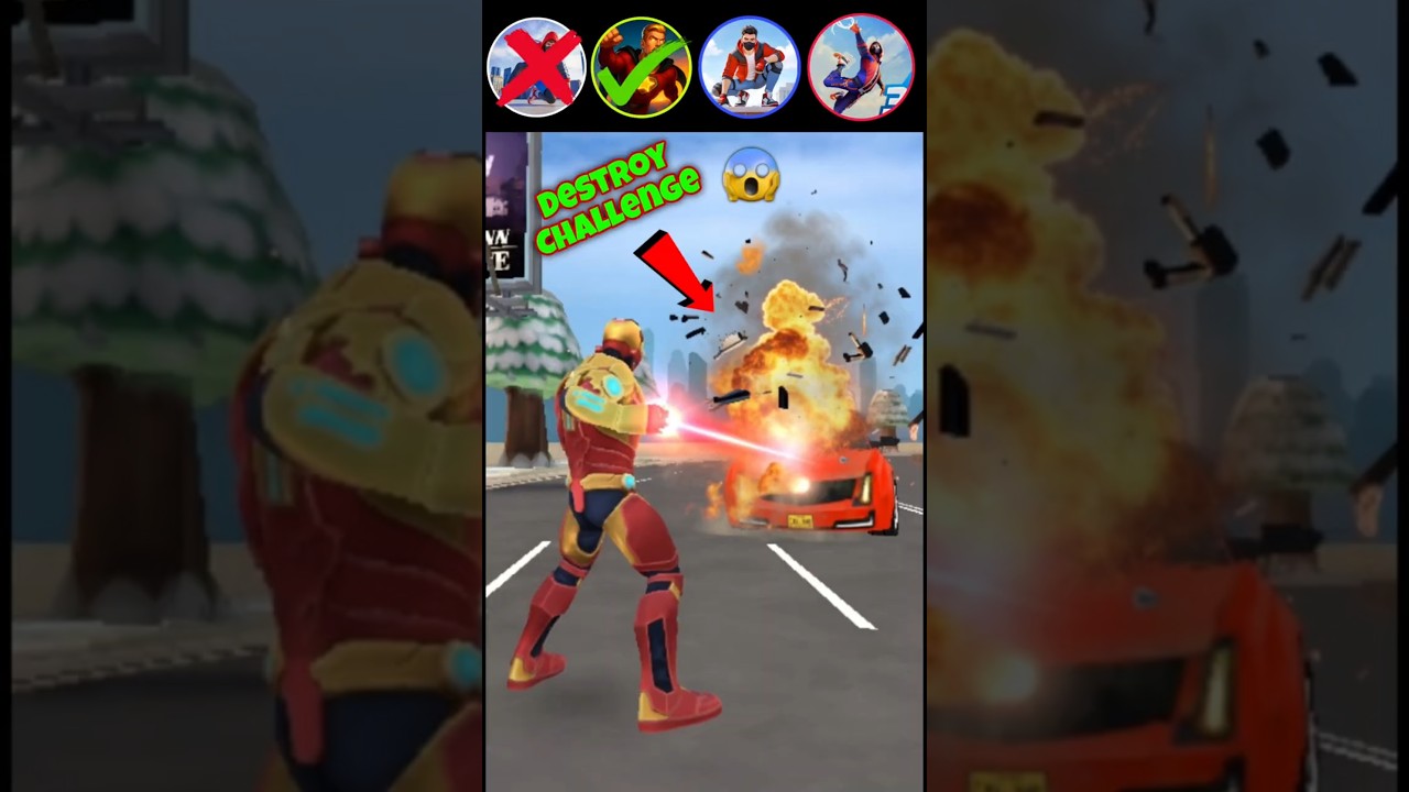 🔥Laser Destroy Challenge In SF3 🆚 FF 🆚SFH 🆚SF 