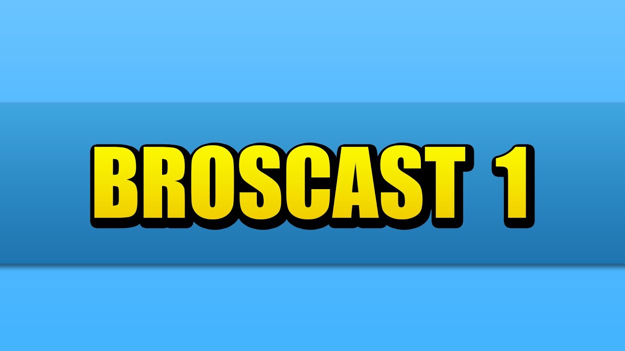 Broscast #1 (Course Language)